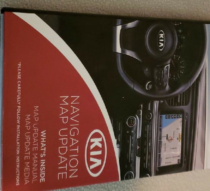 KIA Map Update SD Card and Manual