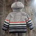 Boboli penguin hooded jacket sweater 18-24