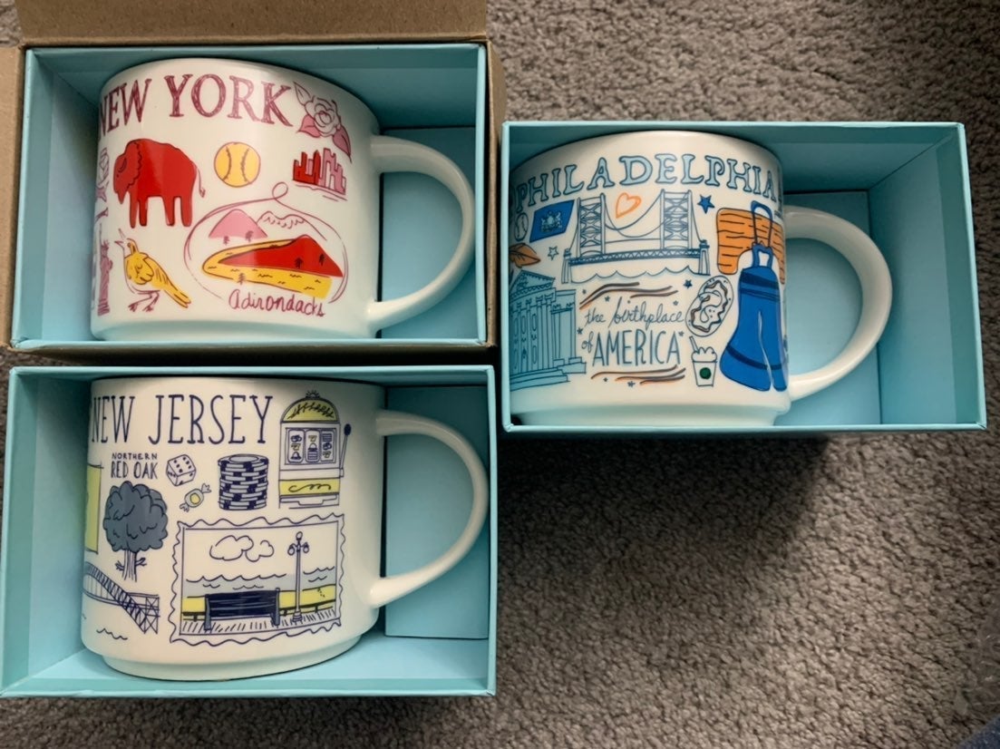 3 Been There Starbucks mugs