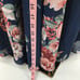 LULUS SZ XS Elegantly Inclined Navy Blue Floral Print Wrap Maxi Dress NEW B152