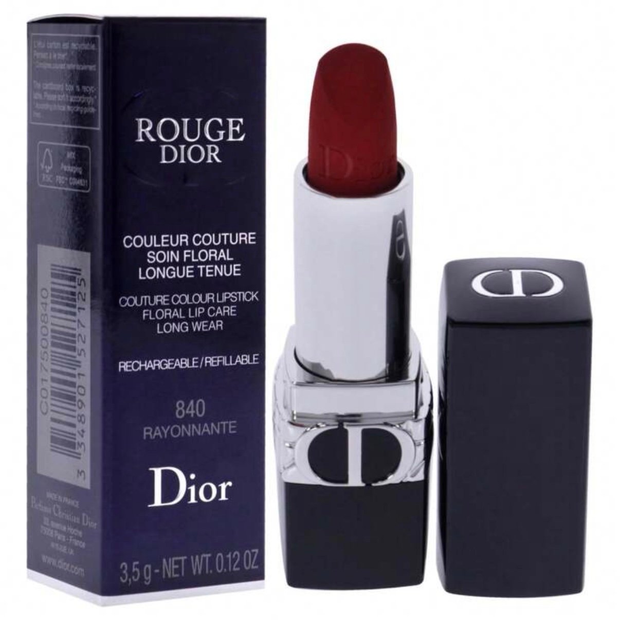 Christian Dior Couture Lipstick – 840 Rayonnante (Velvet)