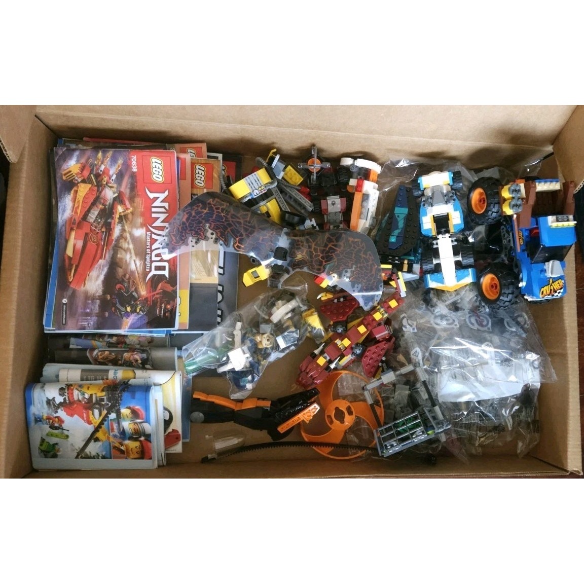 HUGE LOT OF LEGOS - LEGO Collection Pieces + Parts NINJAGO, Jurassic, more