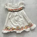 American Girl Doll 18 Julie Birthday Dress White Flower Brown Orange Maxi