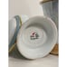 Vintage Shin Han Shiny Bone White Luster Tea Cups with Lids
