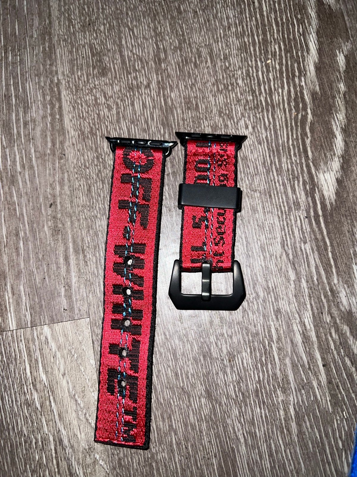 Off white Apple Watch band