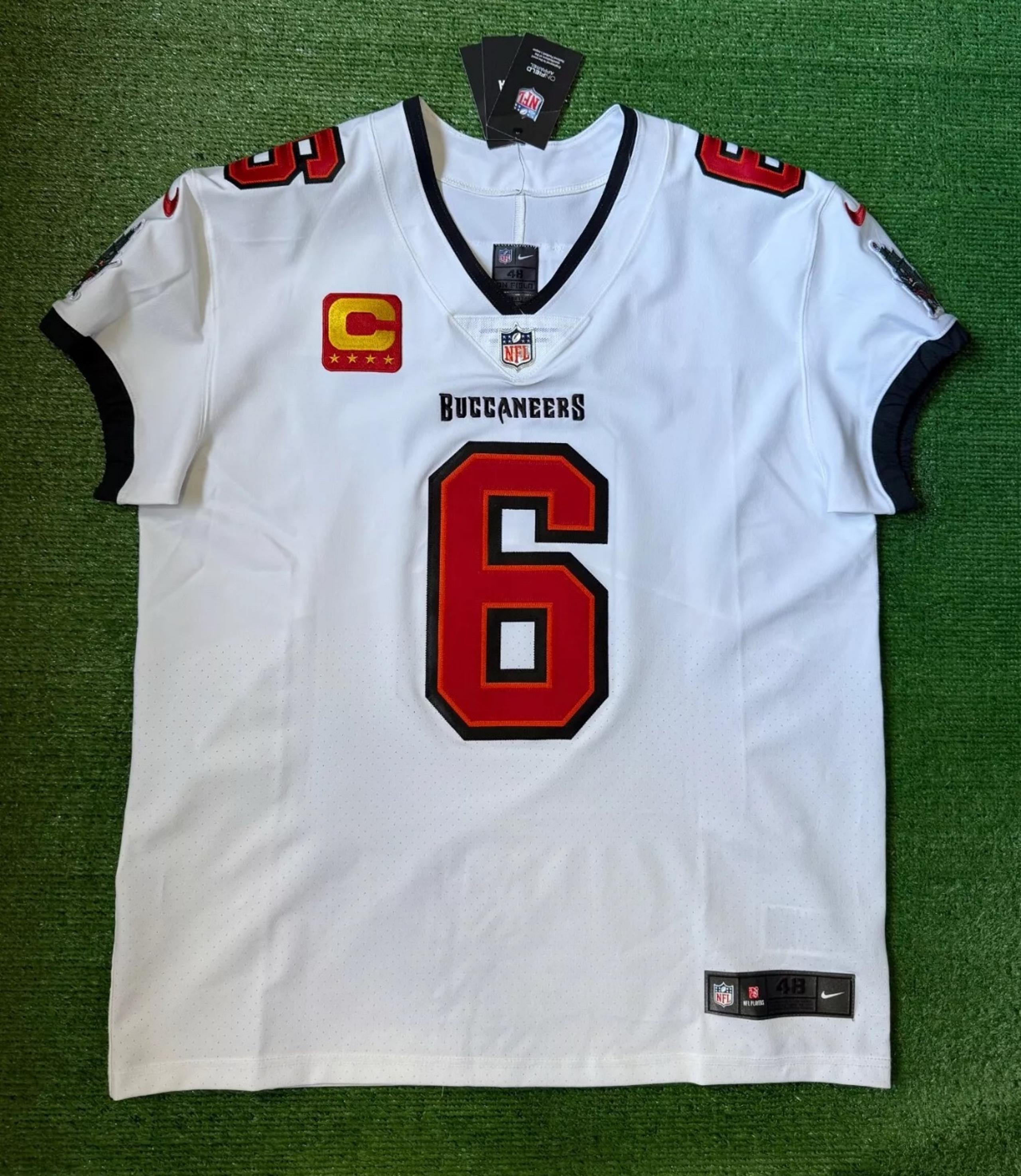 Authentic Baker Mayfield Tampa Bay Buccaneers Nike Vapor Elite Jersey Sz 48/XL