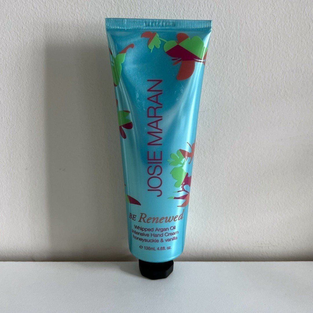 Josie Maran Whipped Argan Oil Hand Cream Honeysuckle Vanilla Tube 4.6 fl oz