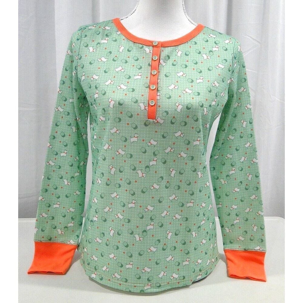 New American Girl Kit Kittredge Puppy Print Pajama Top For GIRLS Size XL 18-20