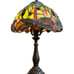 Tiffany Style Dragonfly Lamp VTG Stunning
