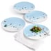 NEW The Cellar Holiday Plates Set Of Four, 9.45\