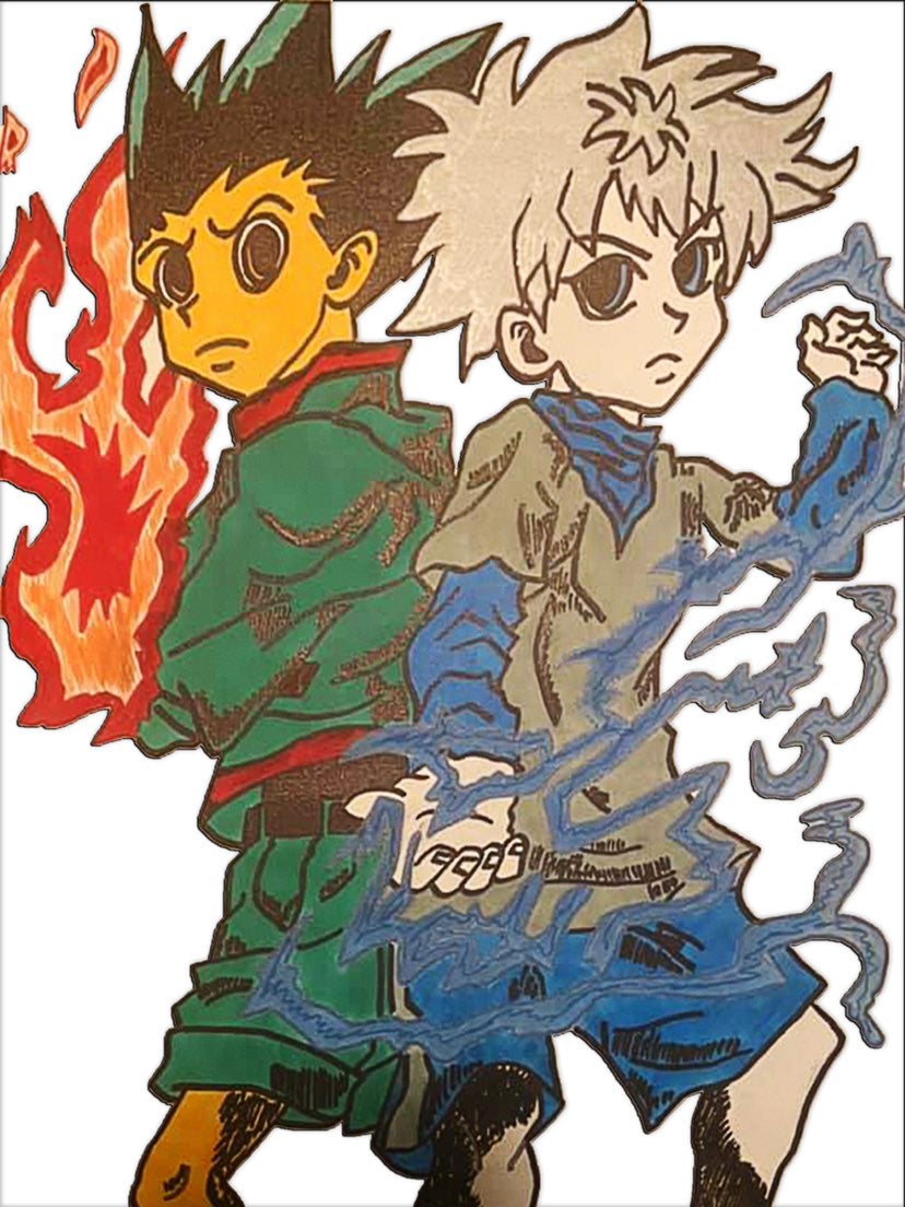 Gon x Killua Drawing