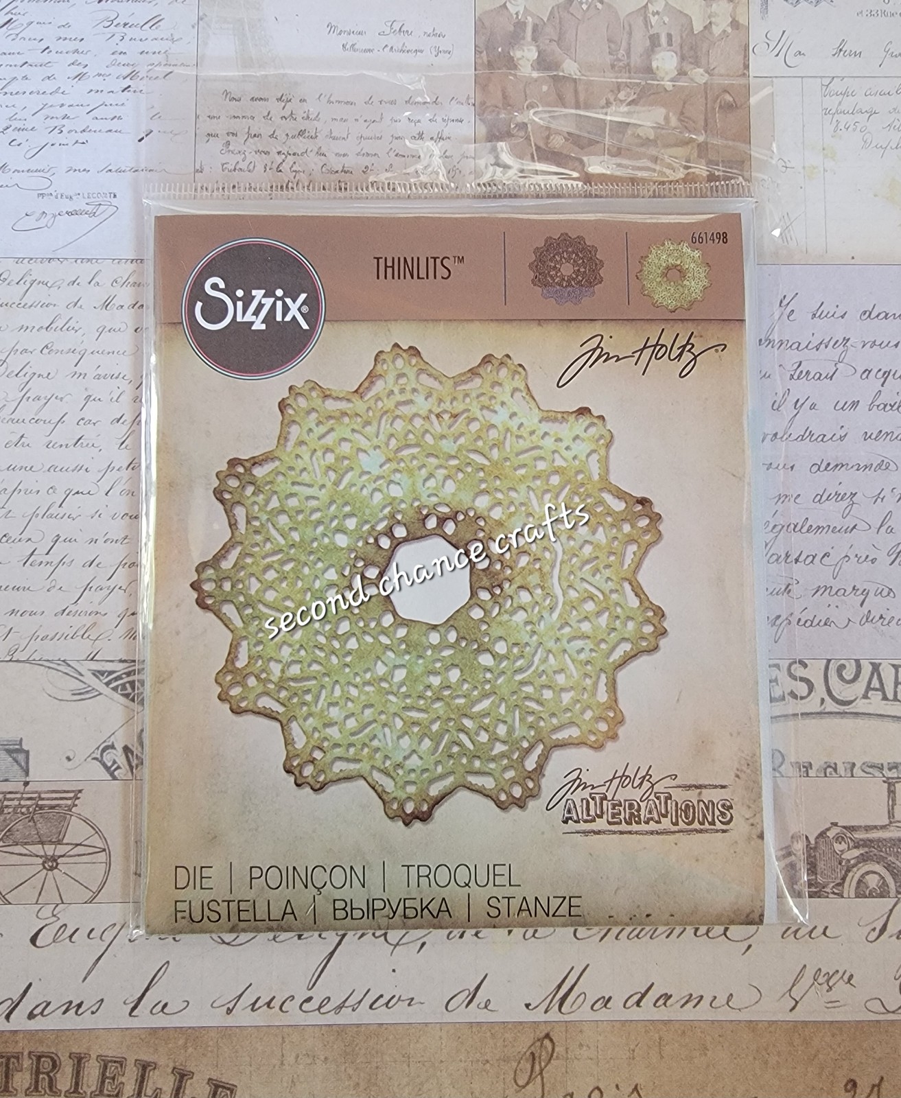 Sizzix Thinlits Die - Doily #2 by Tim Holtz