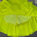Lululemon Court Rival Perforated HR Skirt Beautiful Highlight Yellow Rare Size 2