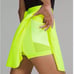 Lululemon Court Rival Perforated HR Skirt Beautiful Highlight Yellow Rare Size 2