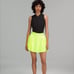 Lululemon Court Rival Perforated HR Skirt Beautiful Highlight Yellow Rare Size 2