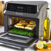Oven sue la table 16Qt stainless n black air fryer