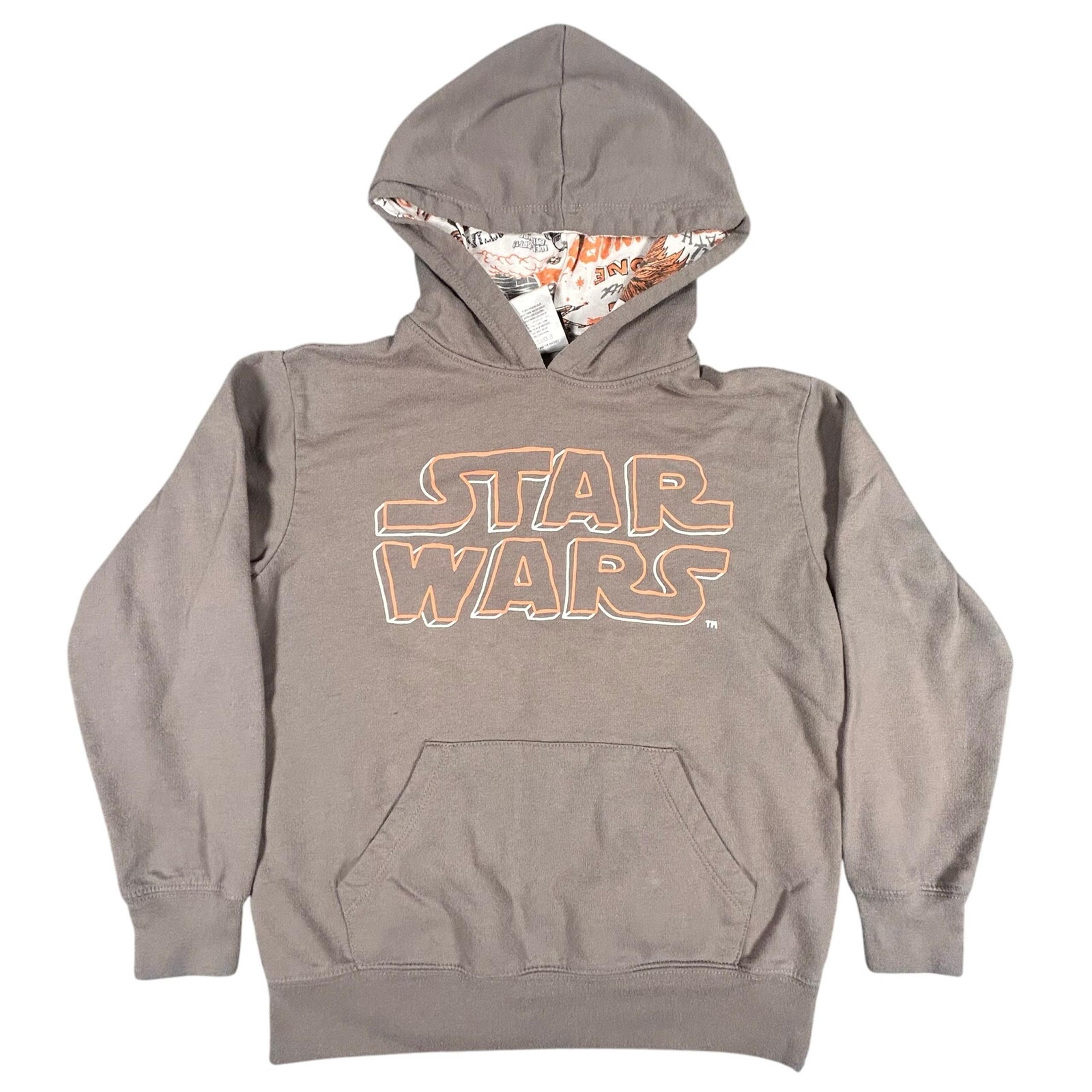 Star Wars Darth Vader Series Pullover Hoodie Sweatshirt Gray Boy's Size Small