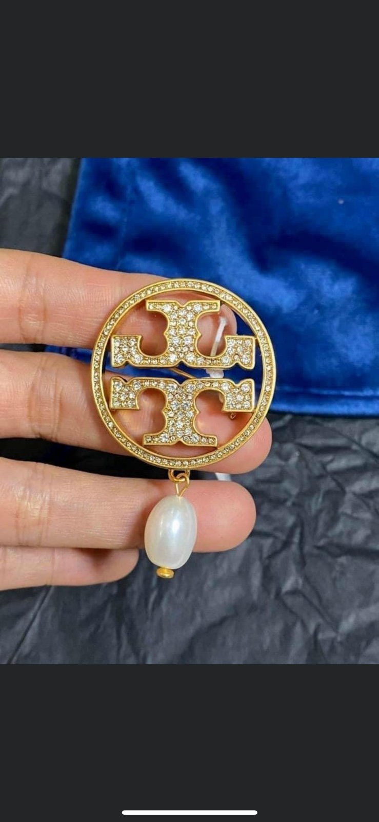 Tory Burch Miller Brooch