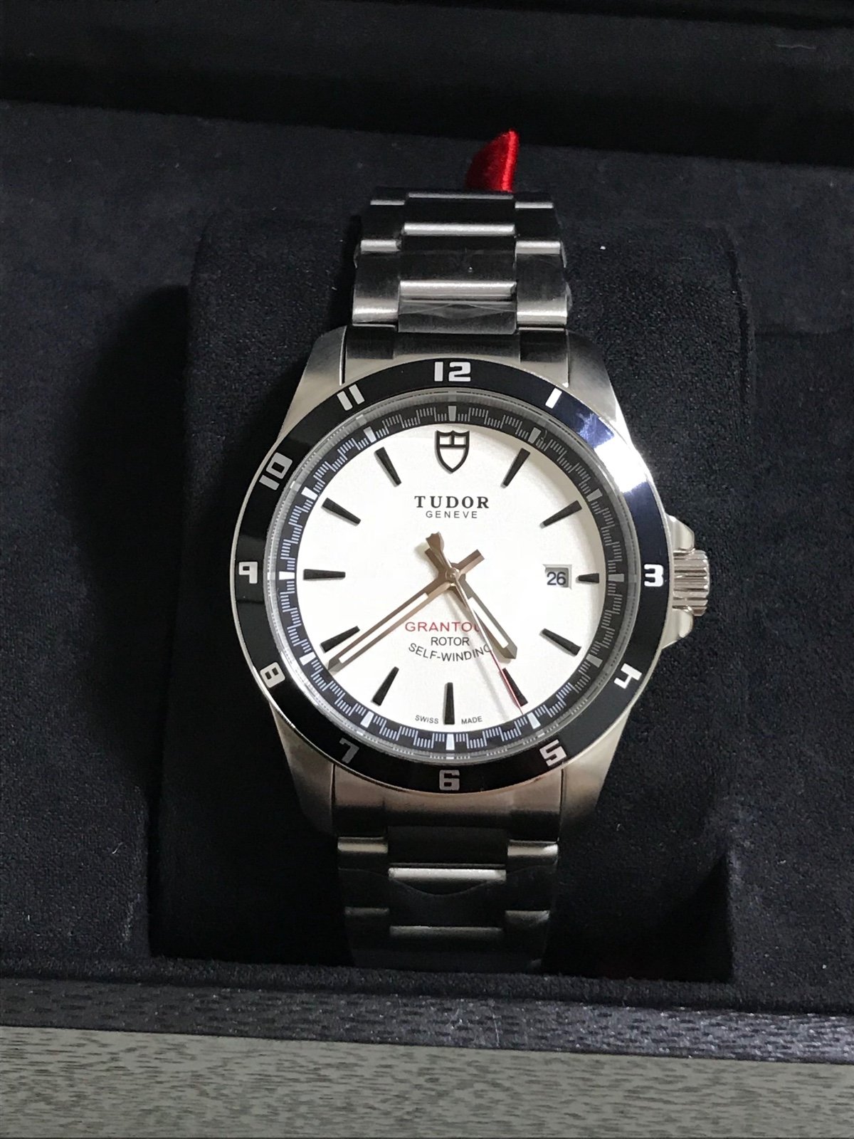 Polished TUDOR Prince Stainless Steel Automatic Mens Watch