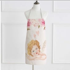 Shabby chic cherub angels apron