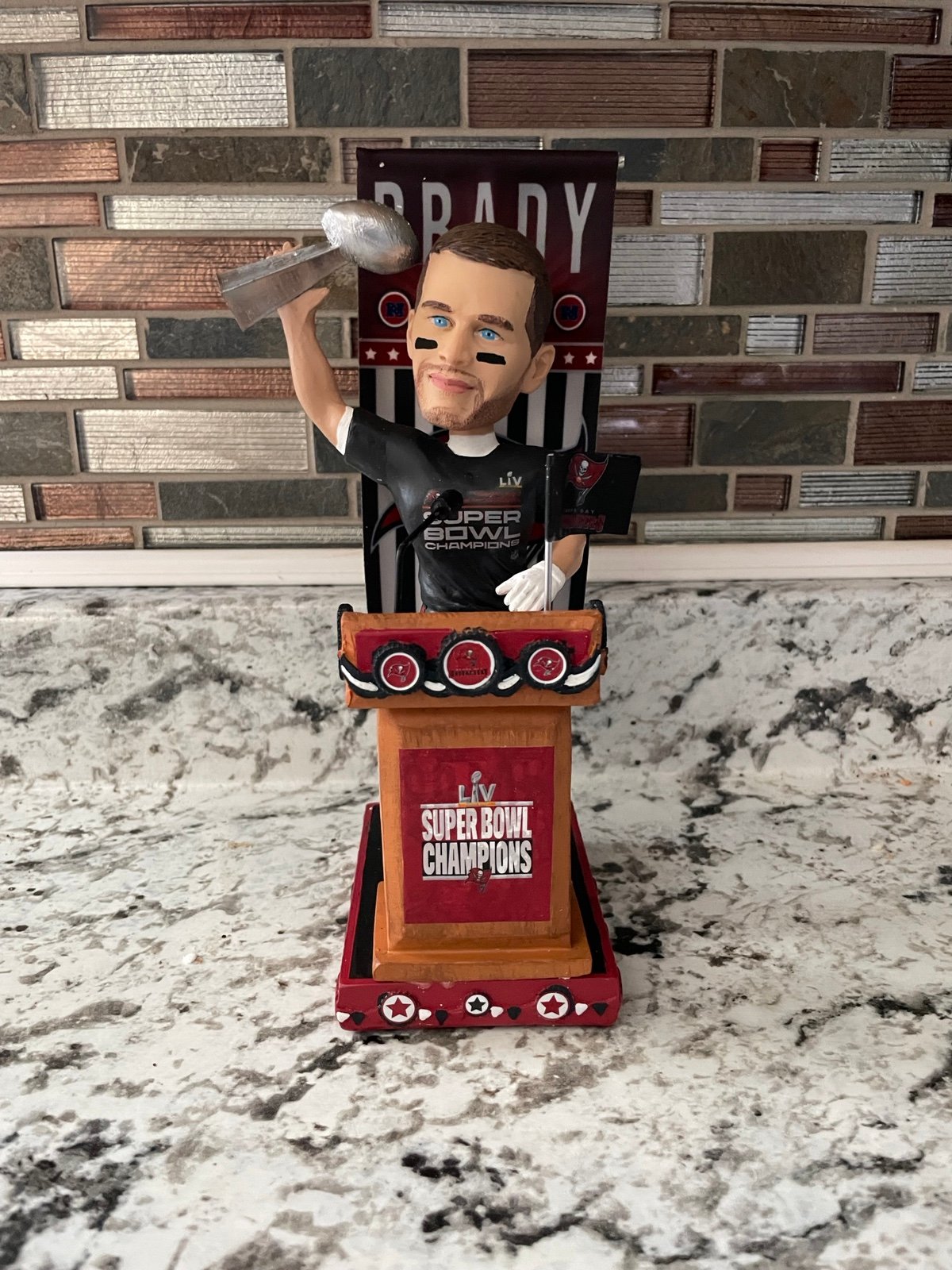 CUSTOM Tom Brady Super Bowl LV Bobblehead