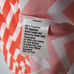 CYNTHIA ROWLEY Coral Pink White Chevron Stripe Tank Top Sz Small S
