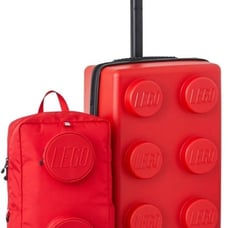 Lego Signature Brick 2x3 Trolley Expandable 21.5 inch carry-on luggage Backpack