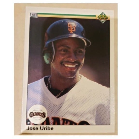 #188 Jose Uribe - Upper Deck - Rare Double Error - NM/Mint