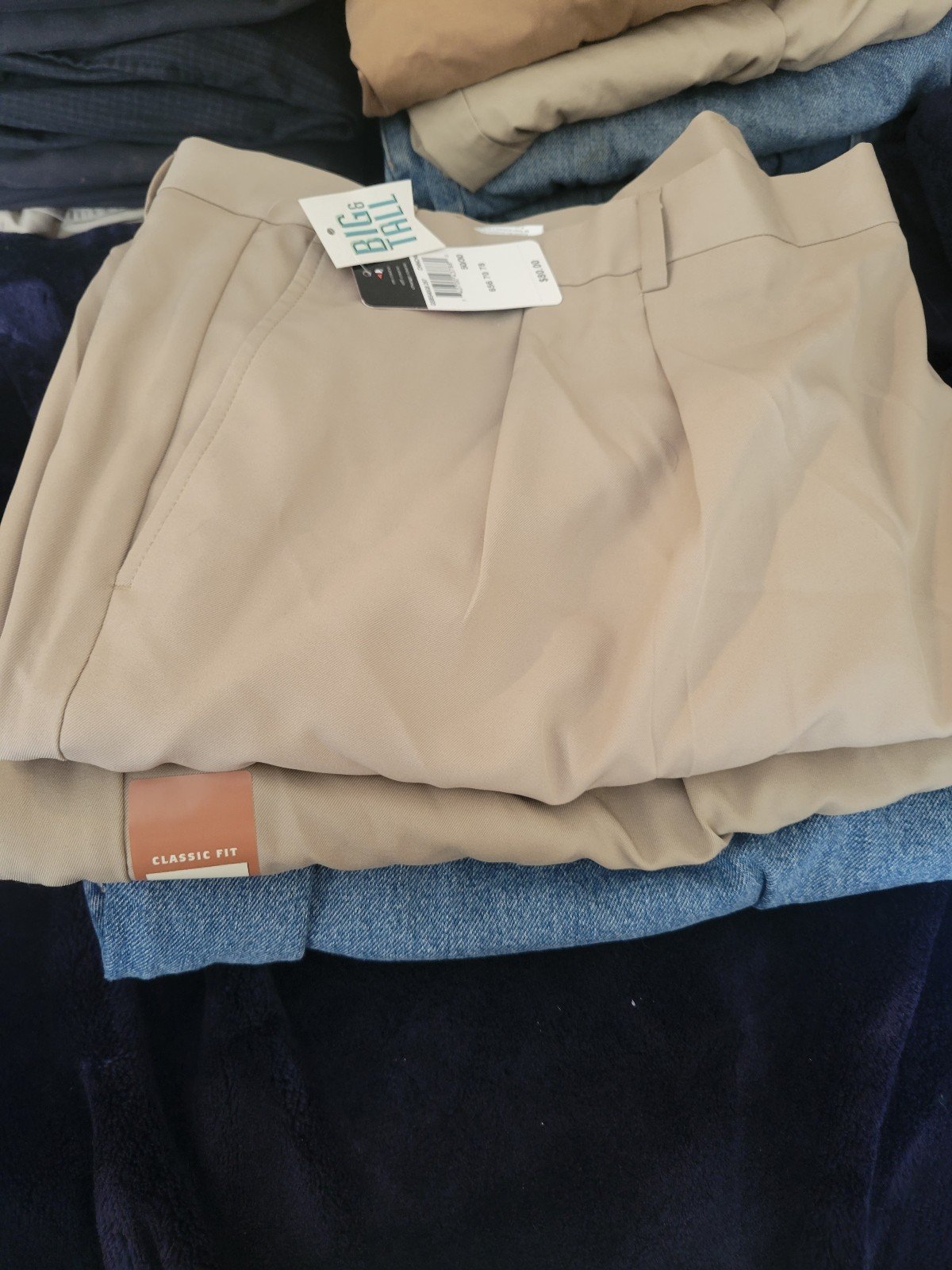 Mens pants big and tall