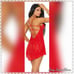 Red Lace Strappy Lingerie Babydoll & G-s