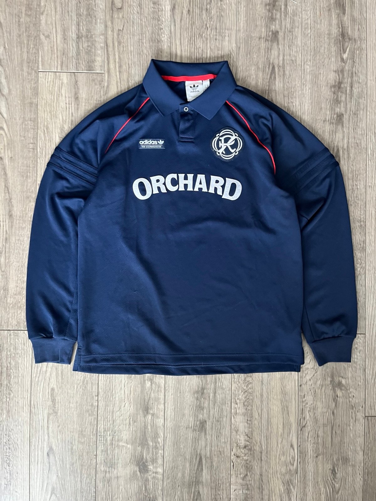 adidas Orchard New England Revolution Jersey polo Top Retro Originals Men Size S