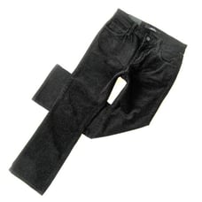 NWT J Brand Selena Bootcut in Black Mid-Rise Skinny Crop Stretch Corduroy 24
