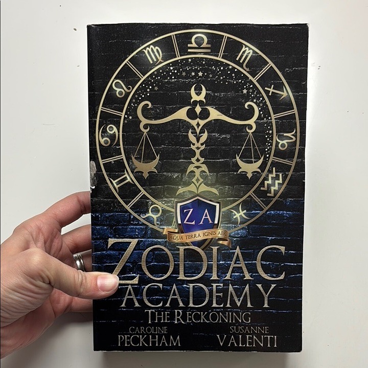my TZodiac Academy The Reckoning paperback bookk