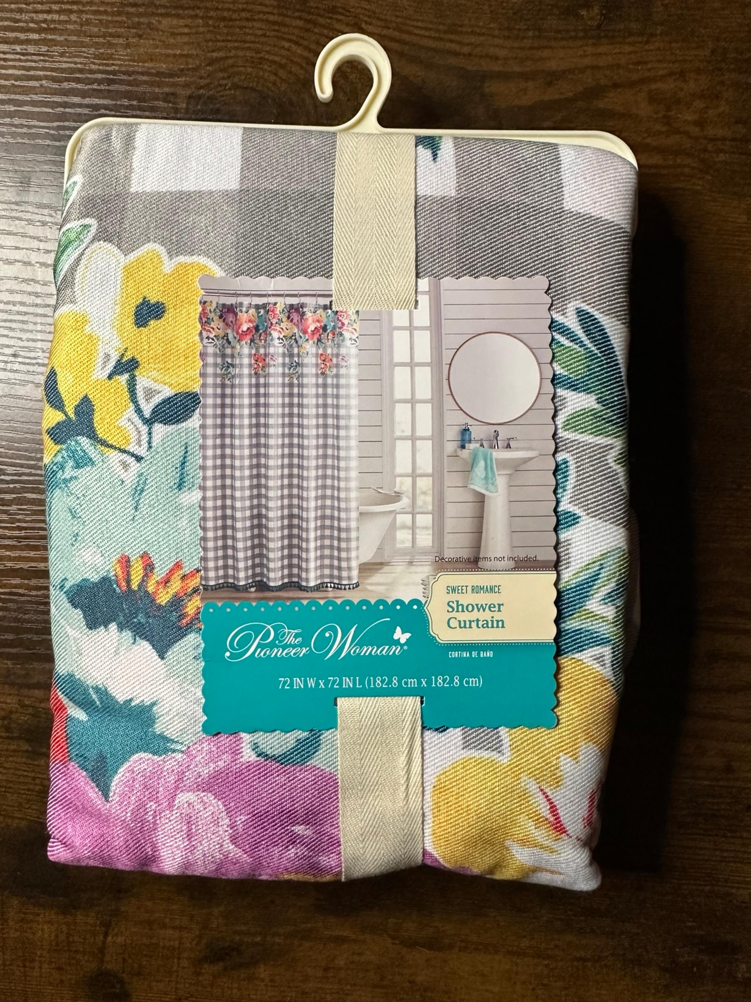 Pioneer Woman Fabric Shower Curtain - NEW
