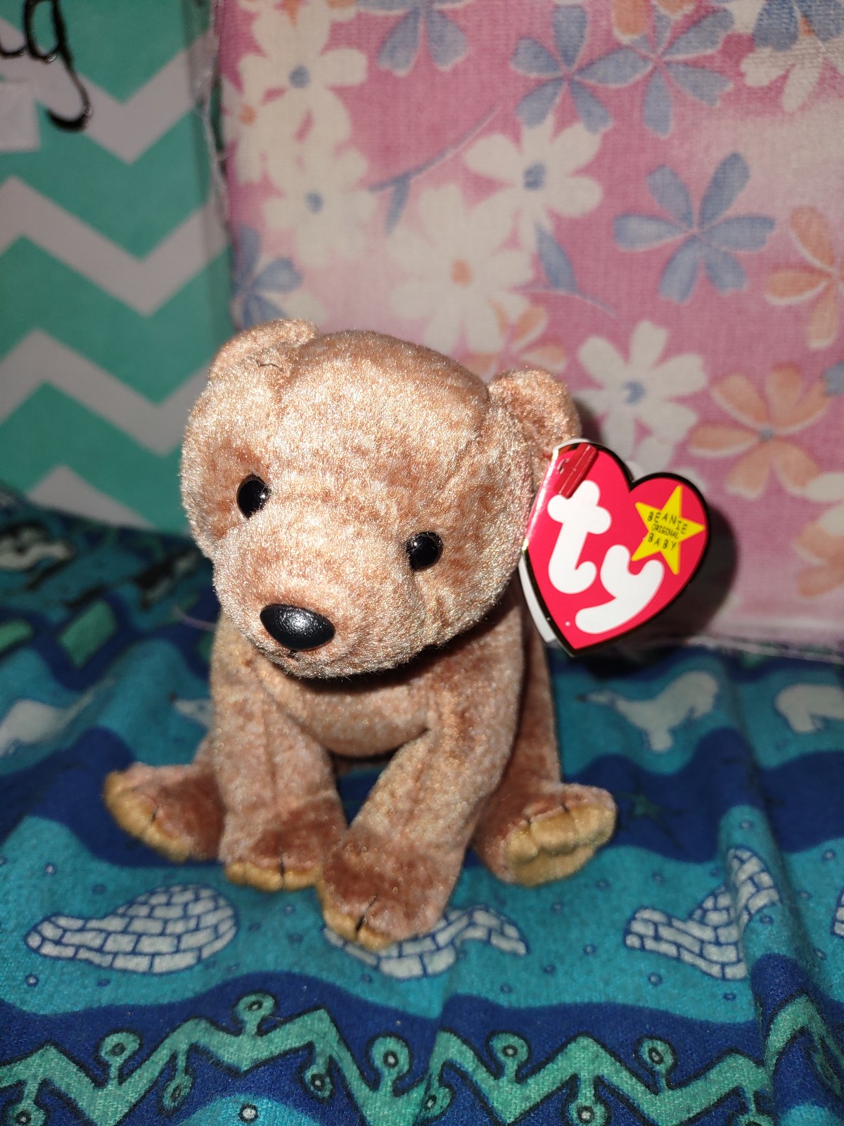 Ty Beanie Babies Pecan The Bear Tag Errors