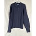 Vintage Polo Ralph Lauren Sweater Mens XL Navy Lambswool Knit Collared Pullover