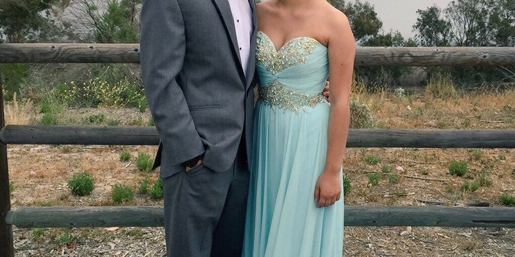 Sherri Hill Formal Blue Dress
