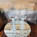24% Lead Crystal Hand-Blown Glass Champagne Flutes - Pair - 6-Sided Stem