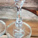 24% Lead Crystal Hand-Blown Glass Champagne Flutes - Pair - 6-Sided Stem