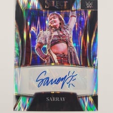 2022 WWE Sarray Autographed Prizm Card SN-SRY