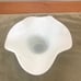 Fenton Art Glass White Milk Glass Bluebirds Swirl Bowl Candy Dish 6 w x 3 h
