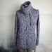 L.L. Bean Cotton Funnelneck Marled Blue Sweater | Women's Small