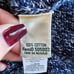 L.L. Bean Cotton Funnelneck Marled Blue Sweater | Women's Small