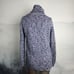 L.L. Bean Cotton Funnelneck Marled Blue Sweater | Women's Small