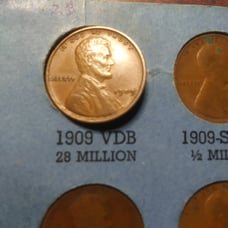 1909 VDB penny