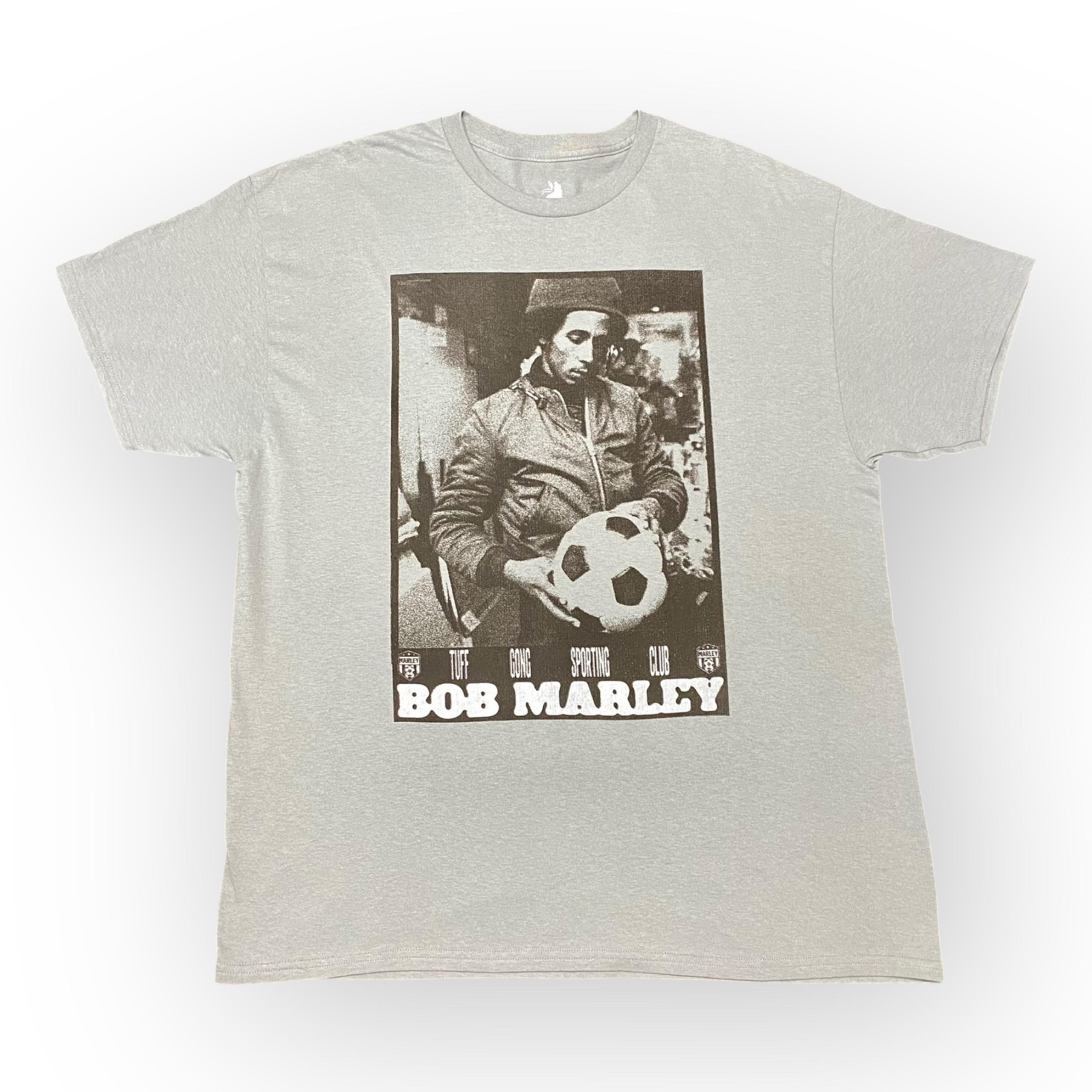 Zion Rootswear Bob Marley Gray Graphic Tee Tuff Gong Sporting Club NWT XL