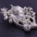 Coro Pegasus Flower Basket Unsigned Brooch Pin from 1941