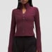 Lululemon Define Cropped Jacket Nulu NWT Garnet