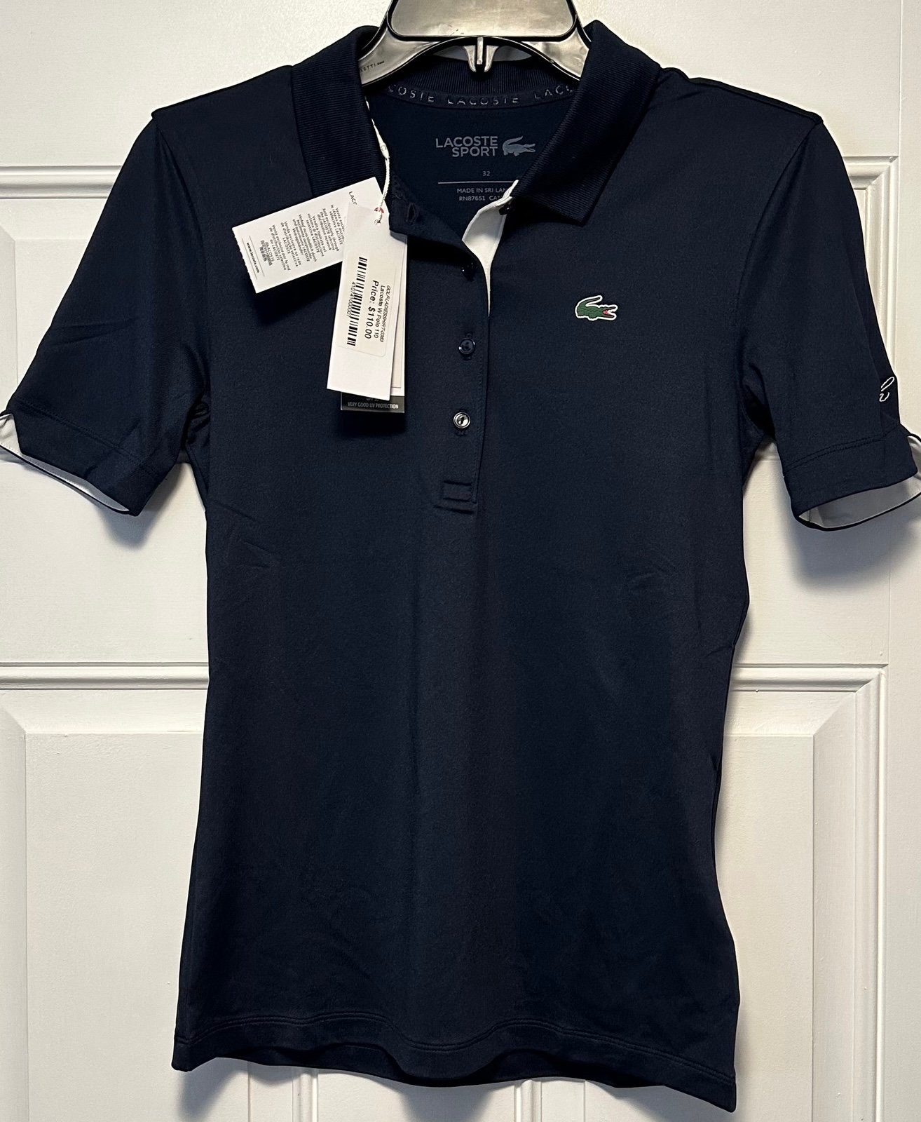 Lacoste Sport women’s xs (32) polo shirt- nwt