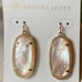 Kendra Scott Peach Pearl Earrings